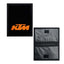 Portadocumentos Textil 2 Servicios - 1344 - KTM - Fondo Negro