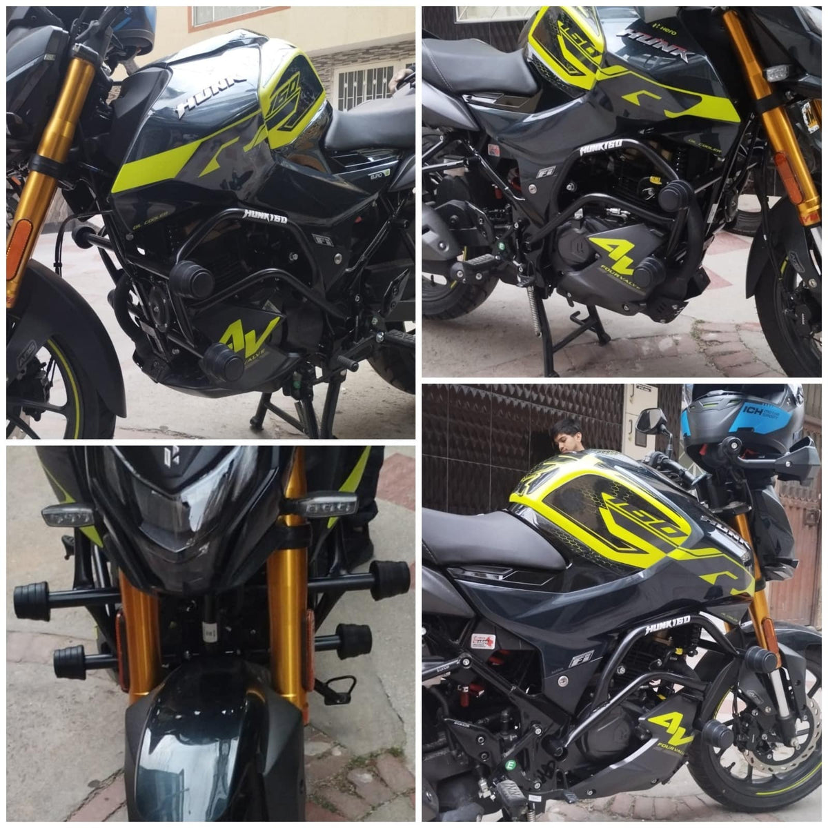 Defensa Tipo Stunt - Hunk 160R 4V