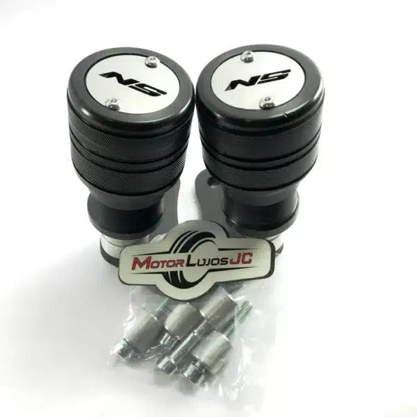 Defensa Tipo Slider de Motor para PULSAR NS200 (x2 unidades) Cromo  - MotorLujos