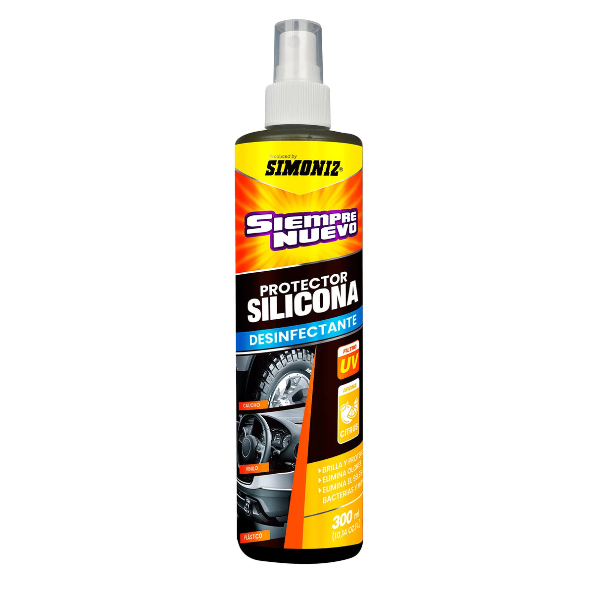 ilicona Desinfectante Siempre Nuevo (SPRAY) Citrus 300ml – Simoniz