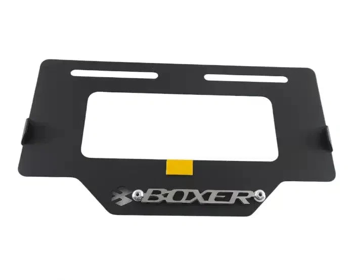 Portaplaca Metalico 3D - BAJAJ BOXER