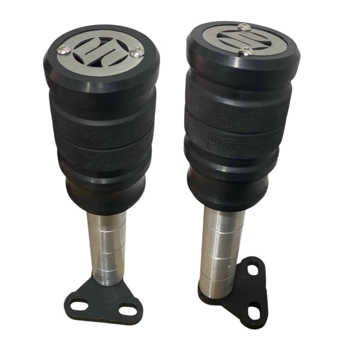 Defensa Tipo Slider de Motor para Gixxer 250 Naked (x2 unidades) - Cromo Motor Lujos 