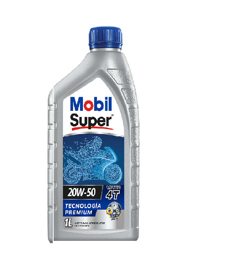 Aceite Mobil Super 20w-50 Moto 4t - Semi sintético