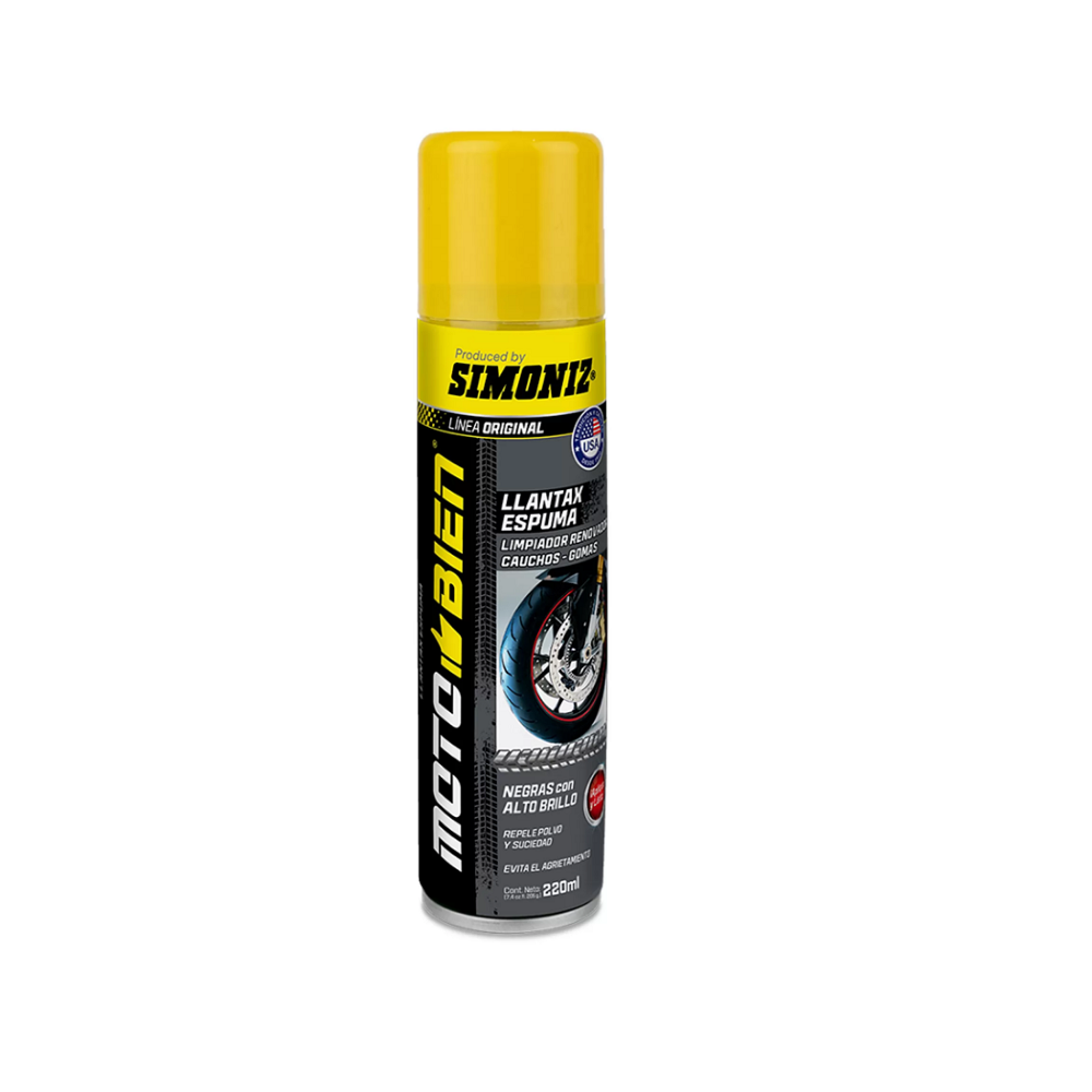 Renovador de Llantas Llantax 220ml Simoniz Motobien Imagen principal del producto