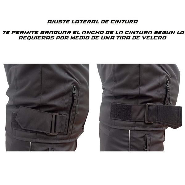 Chaqueta de protección Defender Frio - Protecciones Removibles - Negro