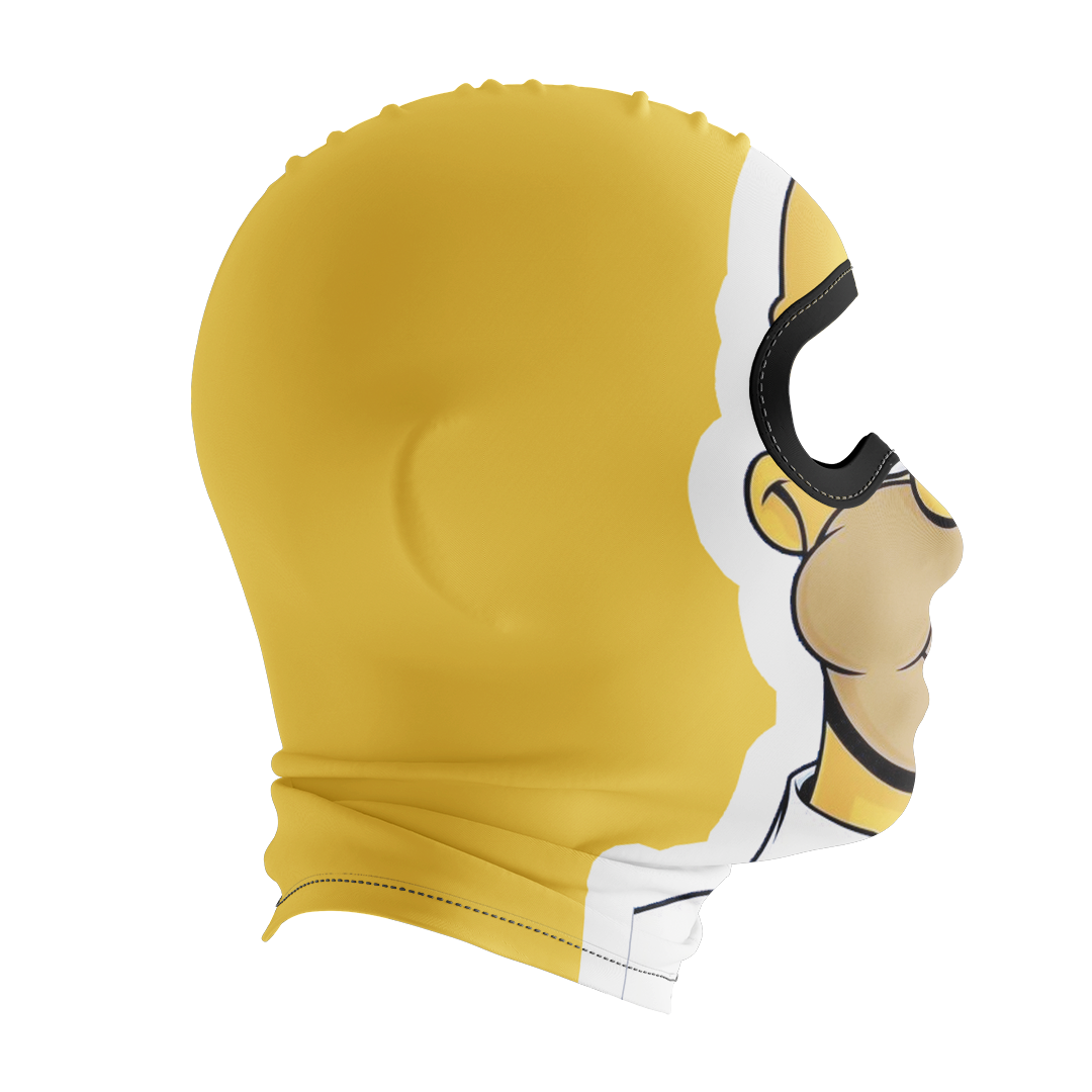 Balaclava licrada 1082 Homero Fondo Amarillo