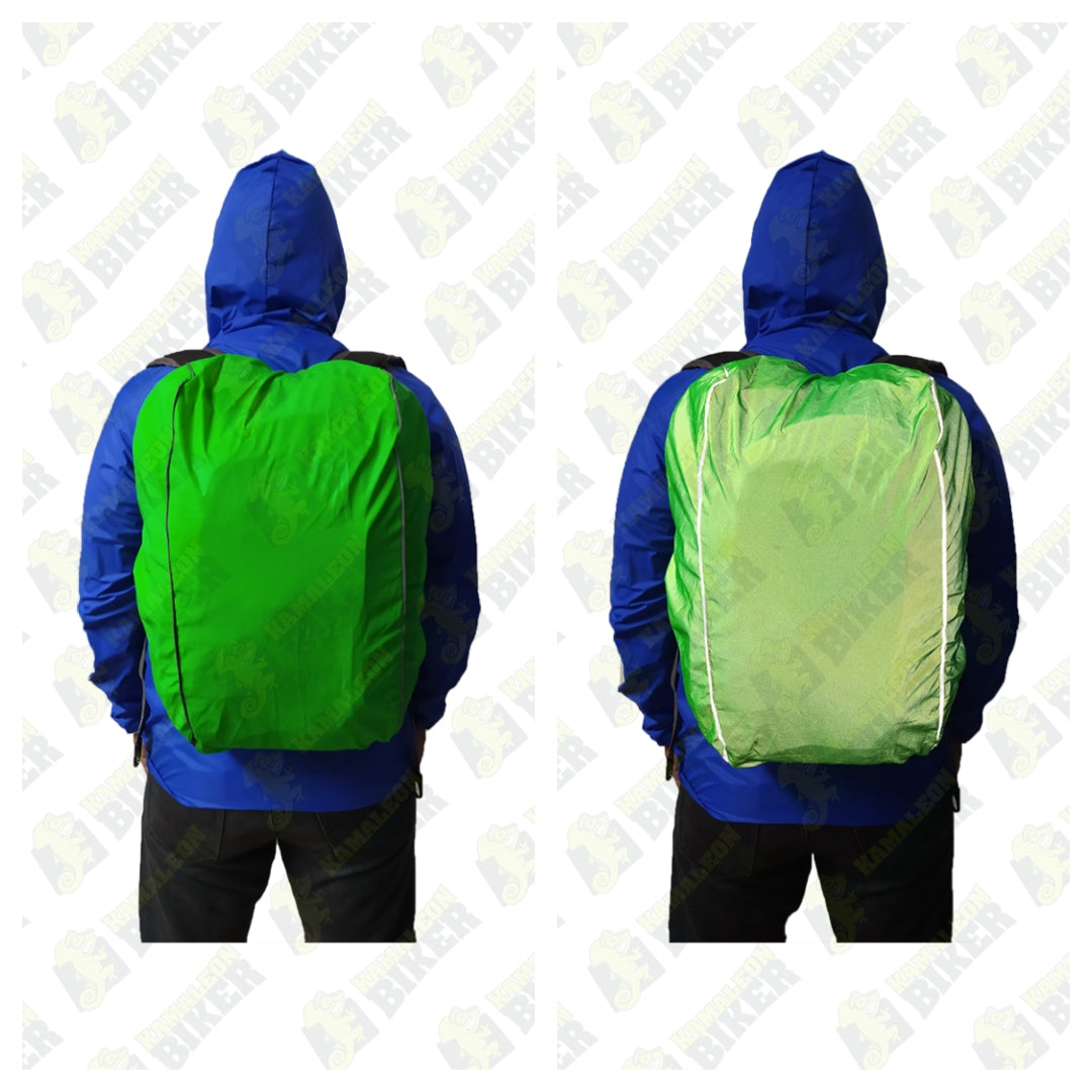 Forro Cubre Maleta Combinado - Verde Reflectivo