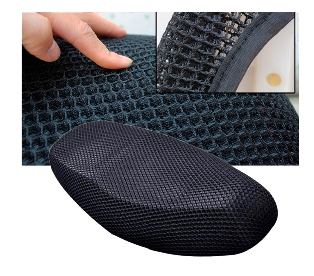 Malla protectora para sillín de motocicleta