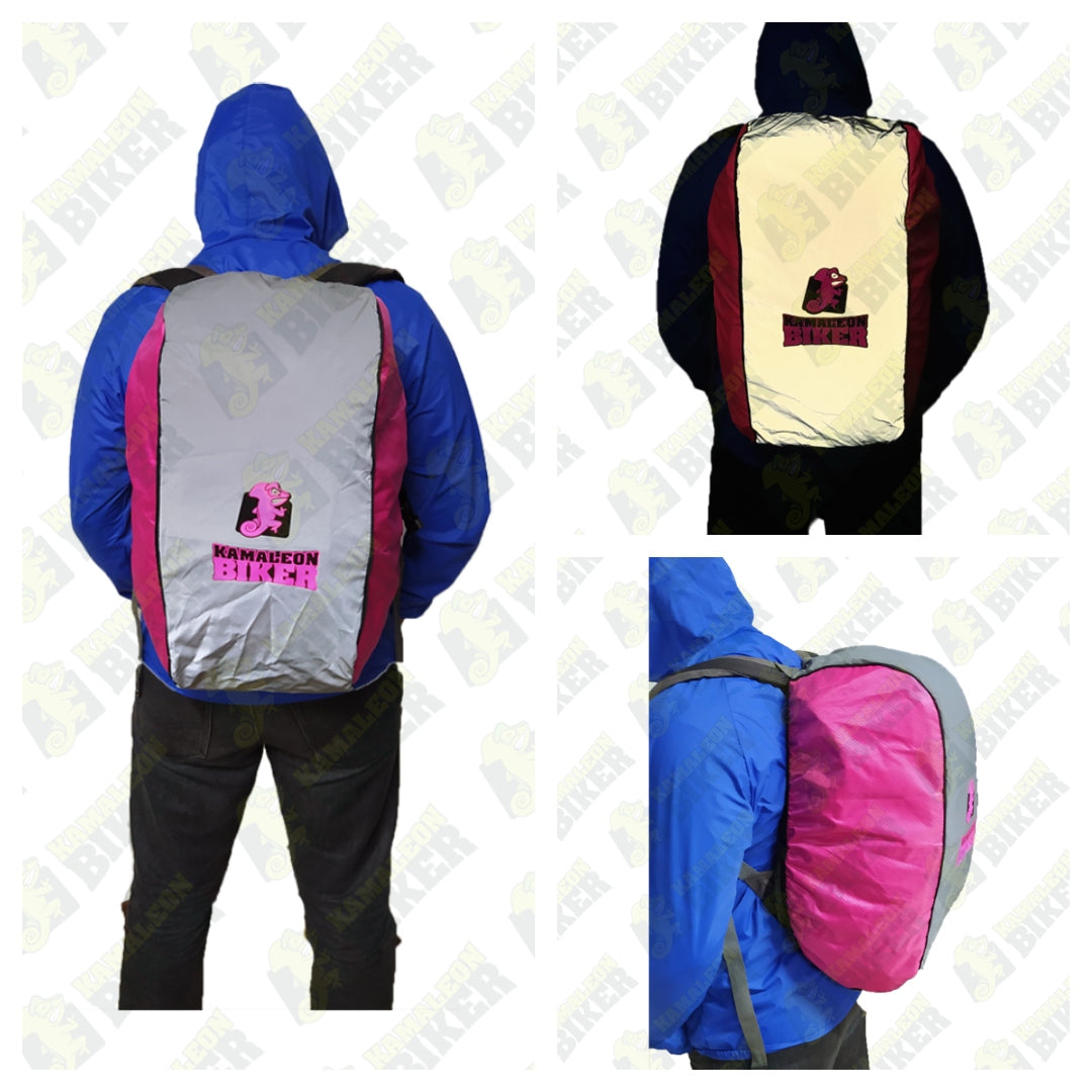 Forro Cubre Maleta Combinado - Fucsia Neón Imagen principal del producto