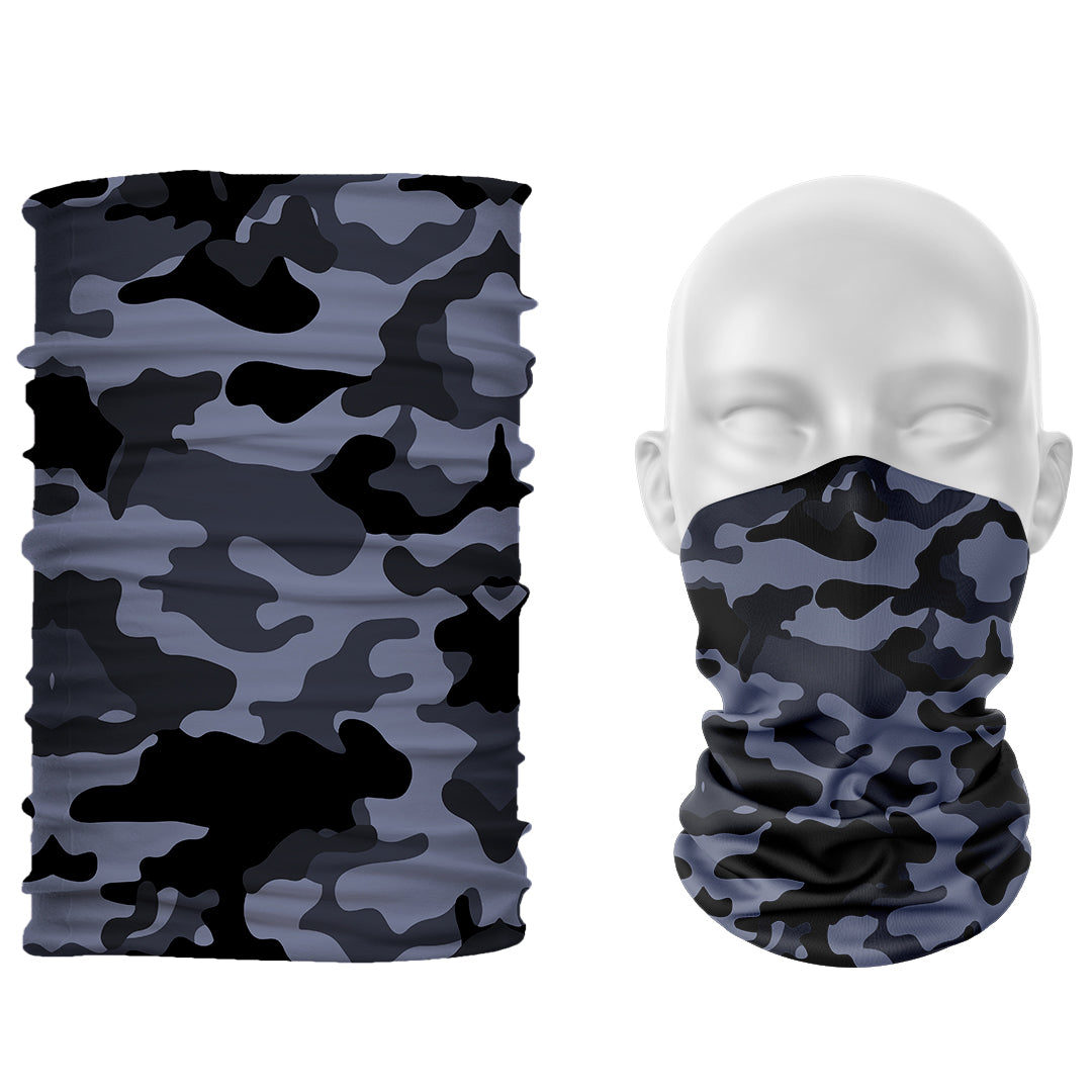 Cuello 1049 Camuflado Gris con Negro