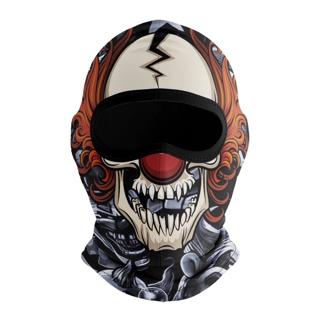 Balaclava licrada 1079 Payaso Pelo Naranja