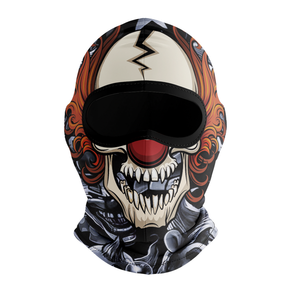 Balaclava licrada 1079 Payaso Pelo Naranja