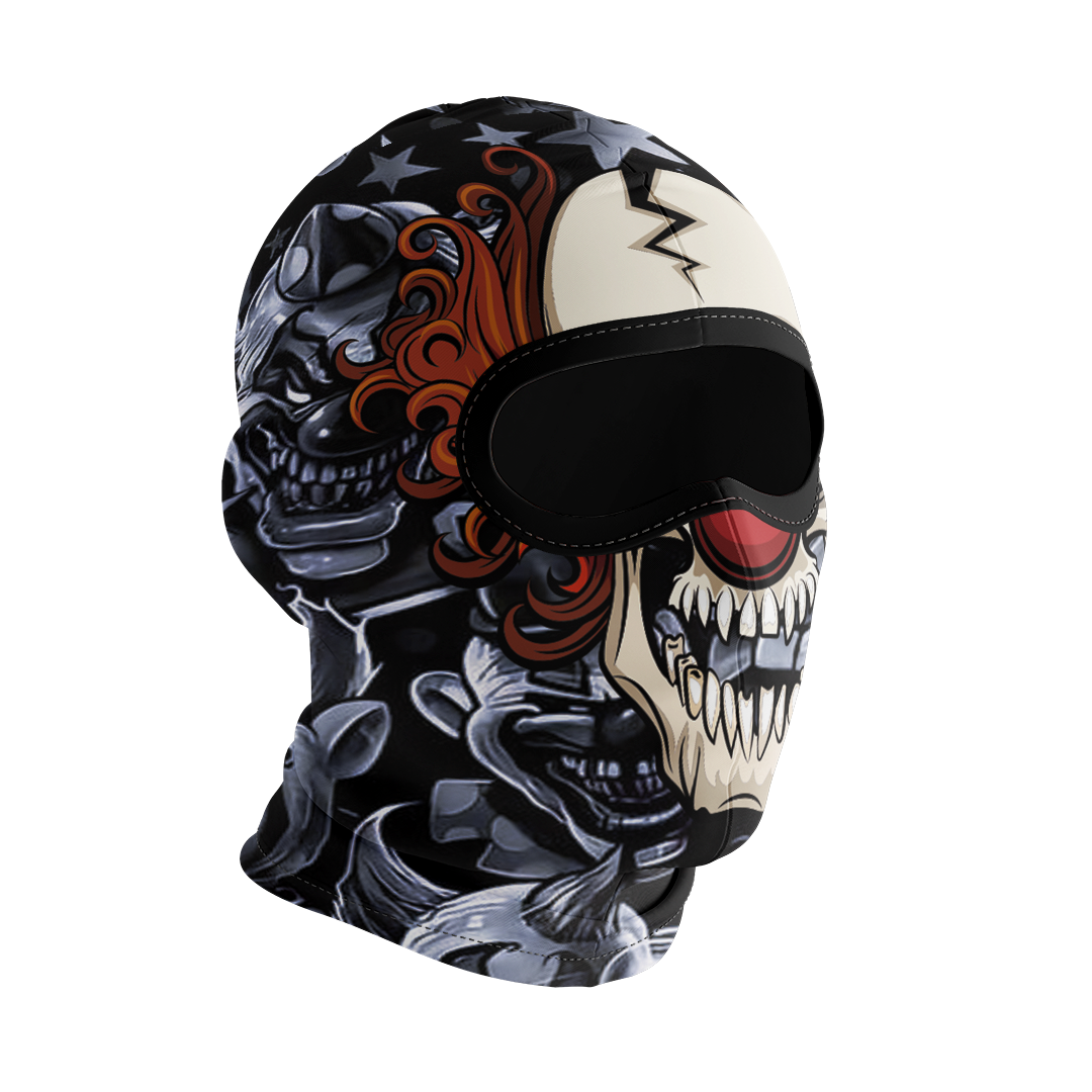 Balaclava licrada 1079 Payaso Pelo Naranja Imagen secundaria del producto