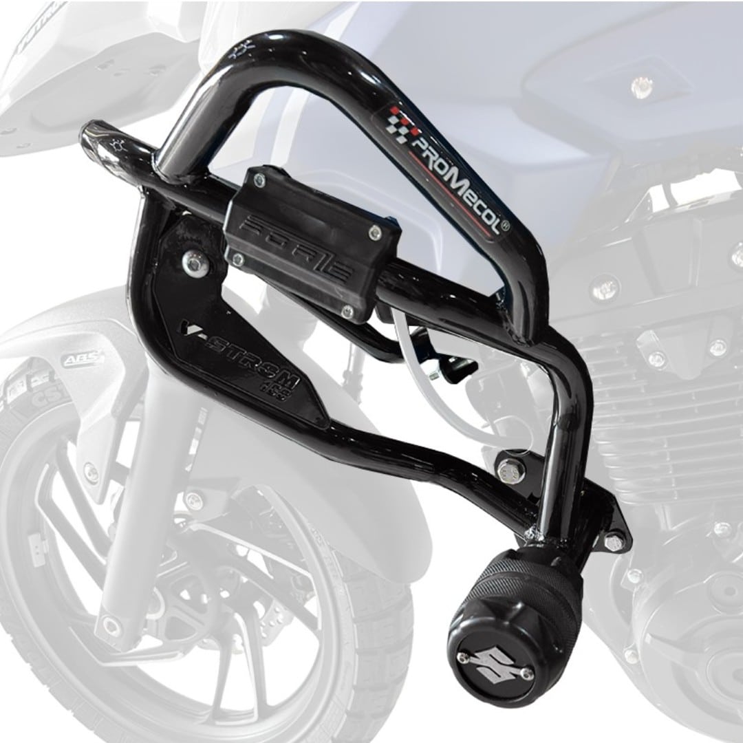 Defensa TIpo Slider - Suzuki VStrom 160 - Color Negro (promecol) Imagen principal del producto