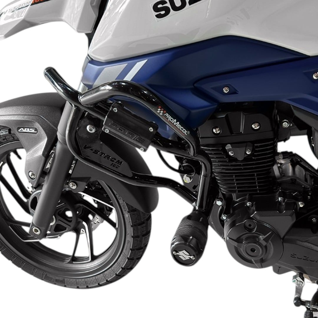 Defensa TIpo Slider - Suzuki VStrom 160 - Color Negro (promecol) Imagen secundaria del producto
