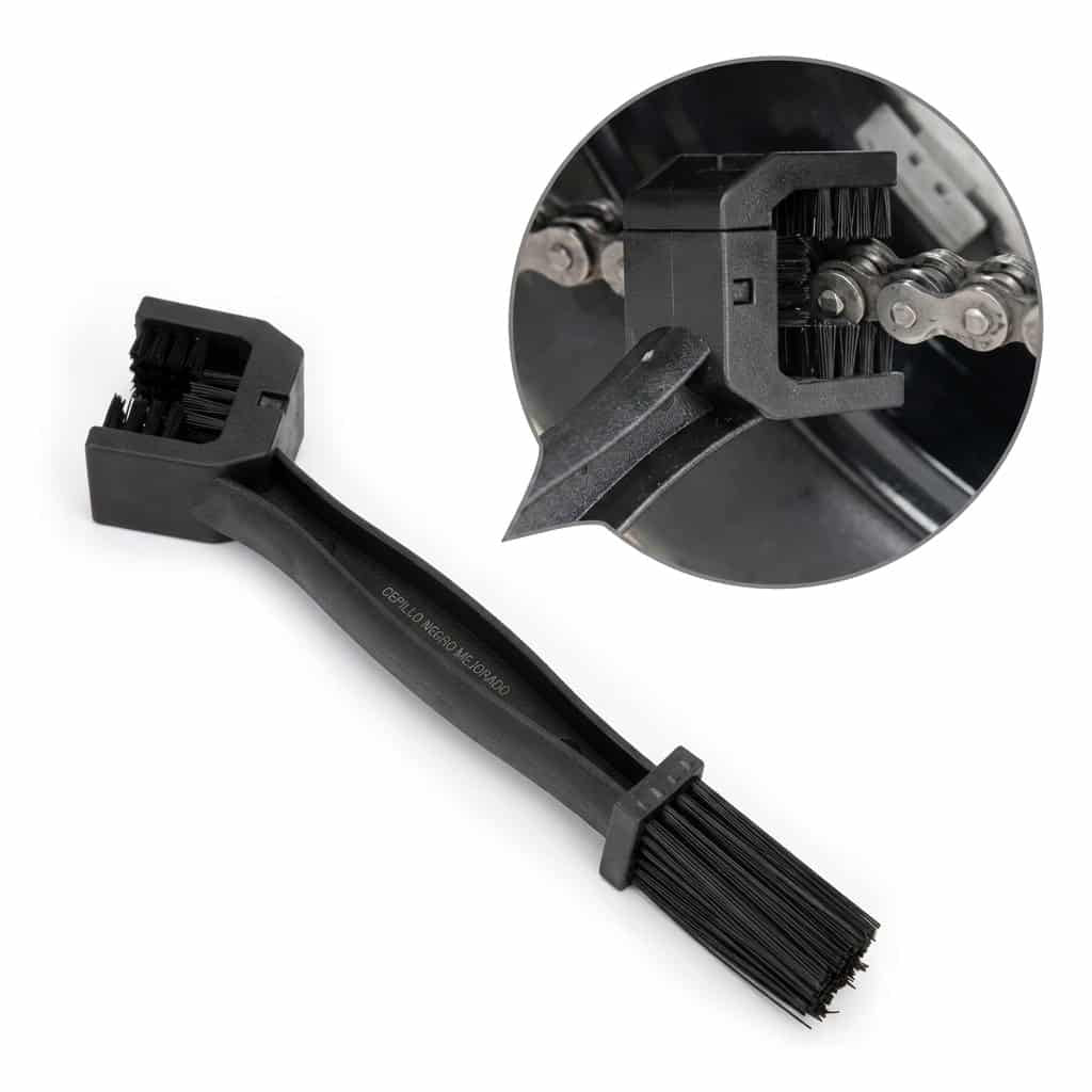 Cepillo Limpiador de Cadena de Moto Negro Imagen principal del producto