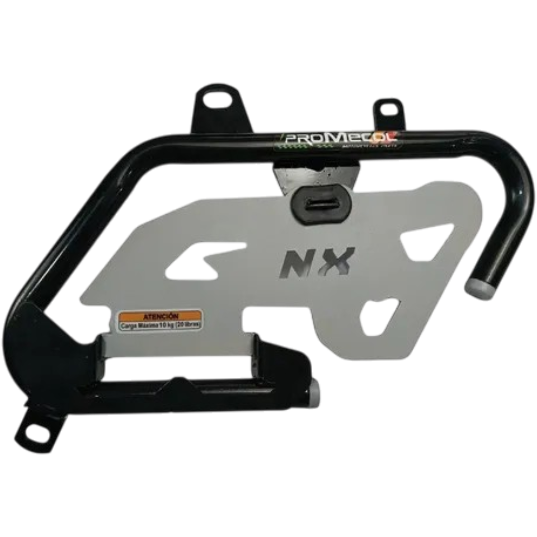 Porta Alforjas - Honda NX 190 - Color Negro (Promecol)