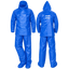 traje impermeable de bolsillo-plastico-AZUL-talla (M)