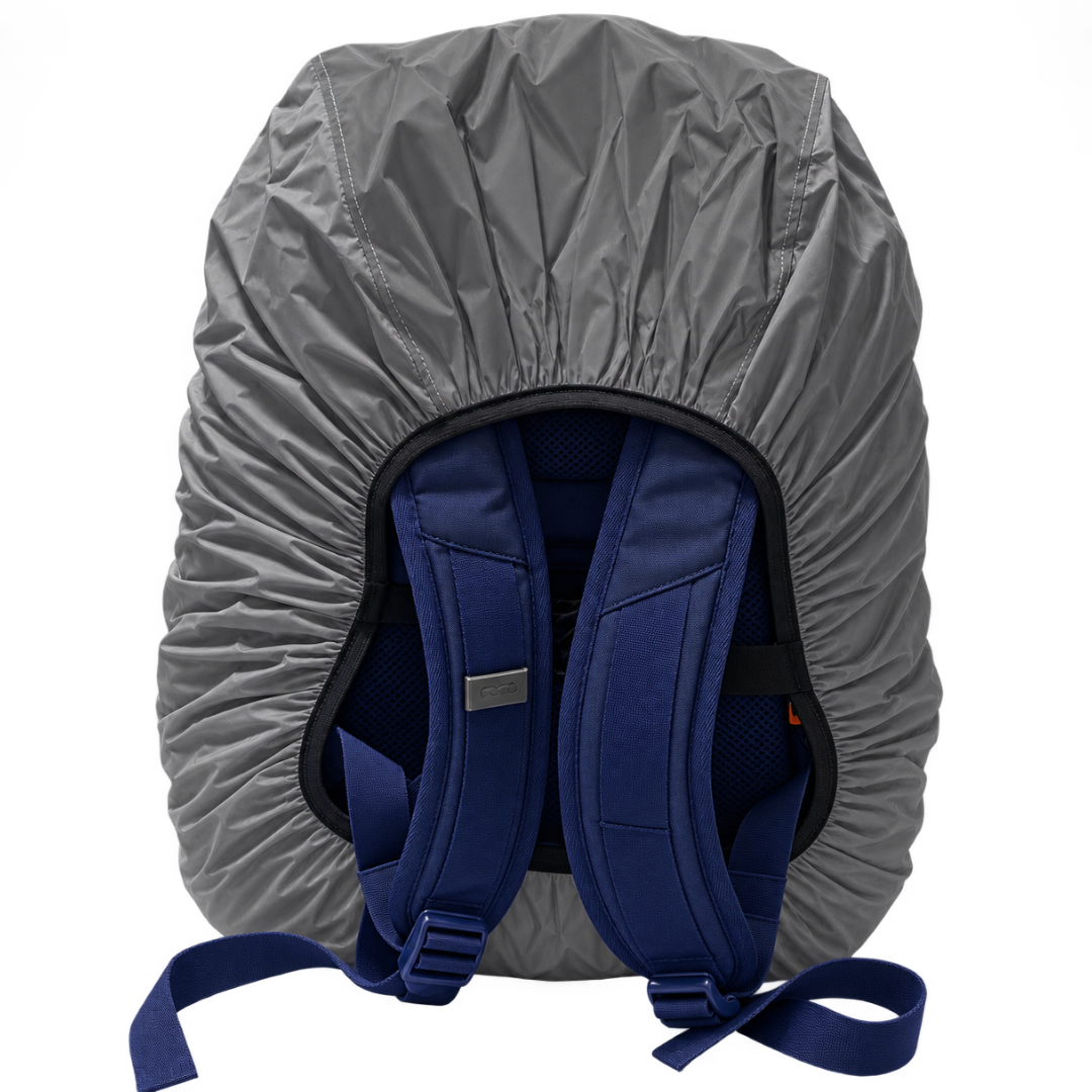 Forro Cubre Maleta Combinado - Gris Perla