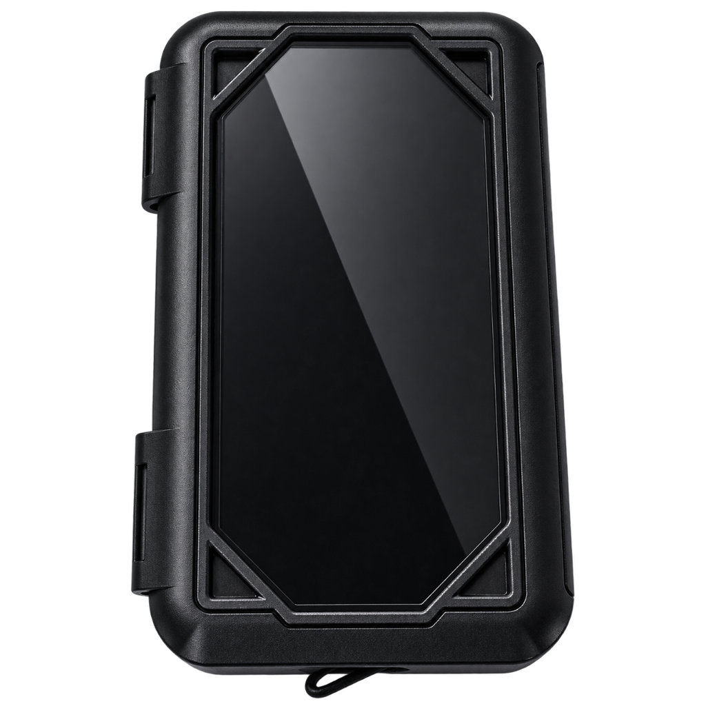 Portacelular rigido para manubrio  [caja azul]
