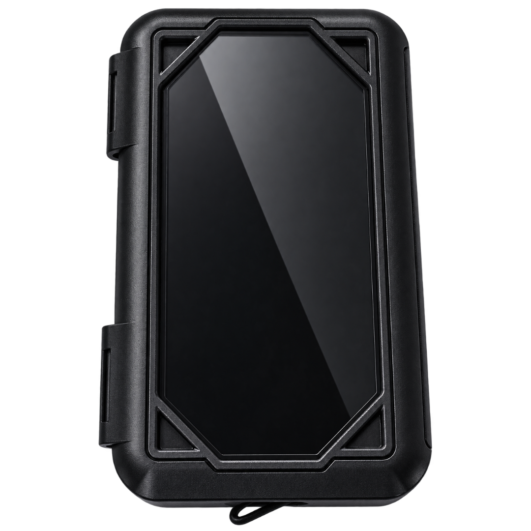 Portacelular rigido para manubrio  [caja azul]