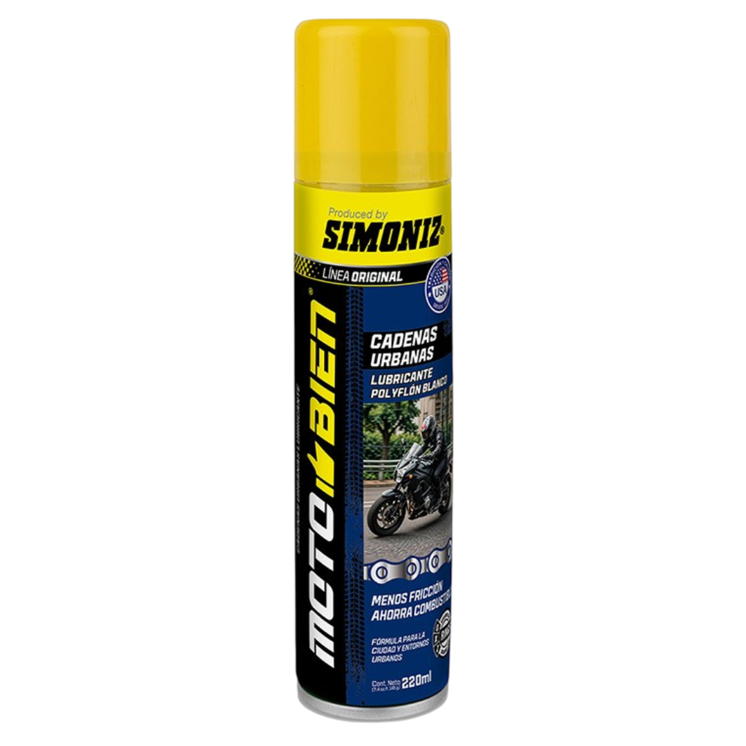 Lubricante de Cadenas Urban 220ml (POLIFLON BLANCO) - Motos de uso urbano - SIMONIZ MOTOBIEN