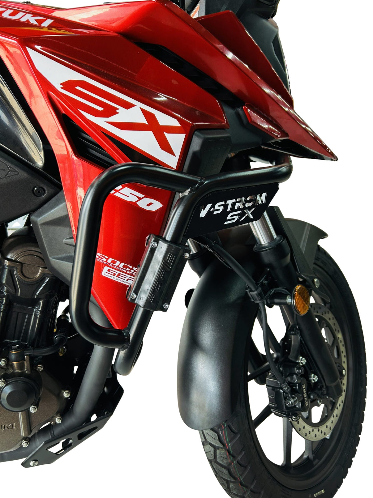 Defensa Tipo Slider - SUZUKI VSTROM 250 SX - Color negro (Promecol) Imagen principal del producto