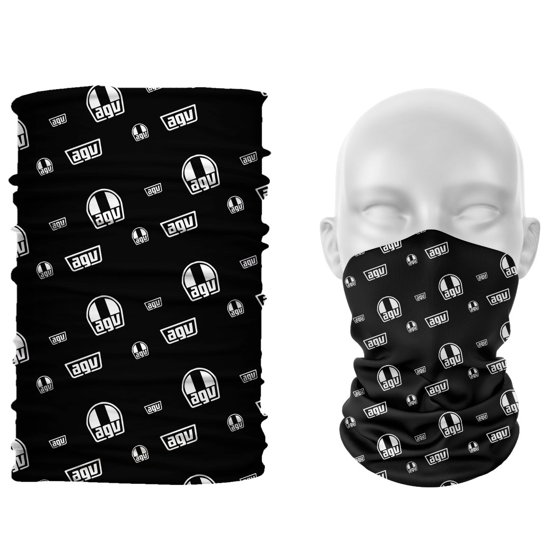 Cuello 1018 Agv Blanco Fondo Negro