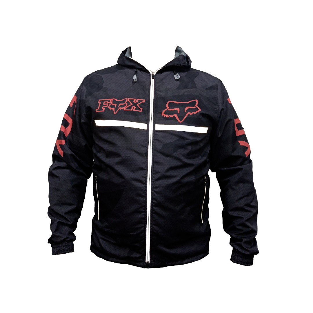 Chaqueta Rompevientos Con Detalles Reflectivos Alpha-001