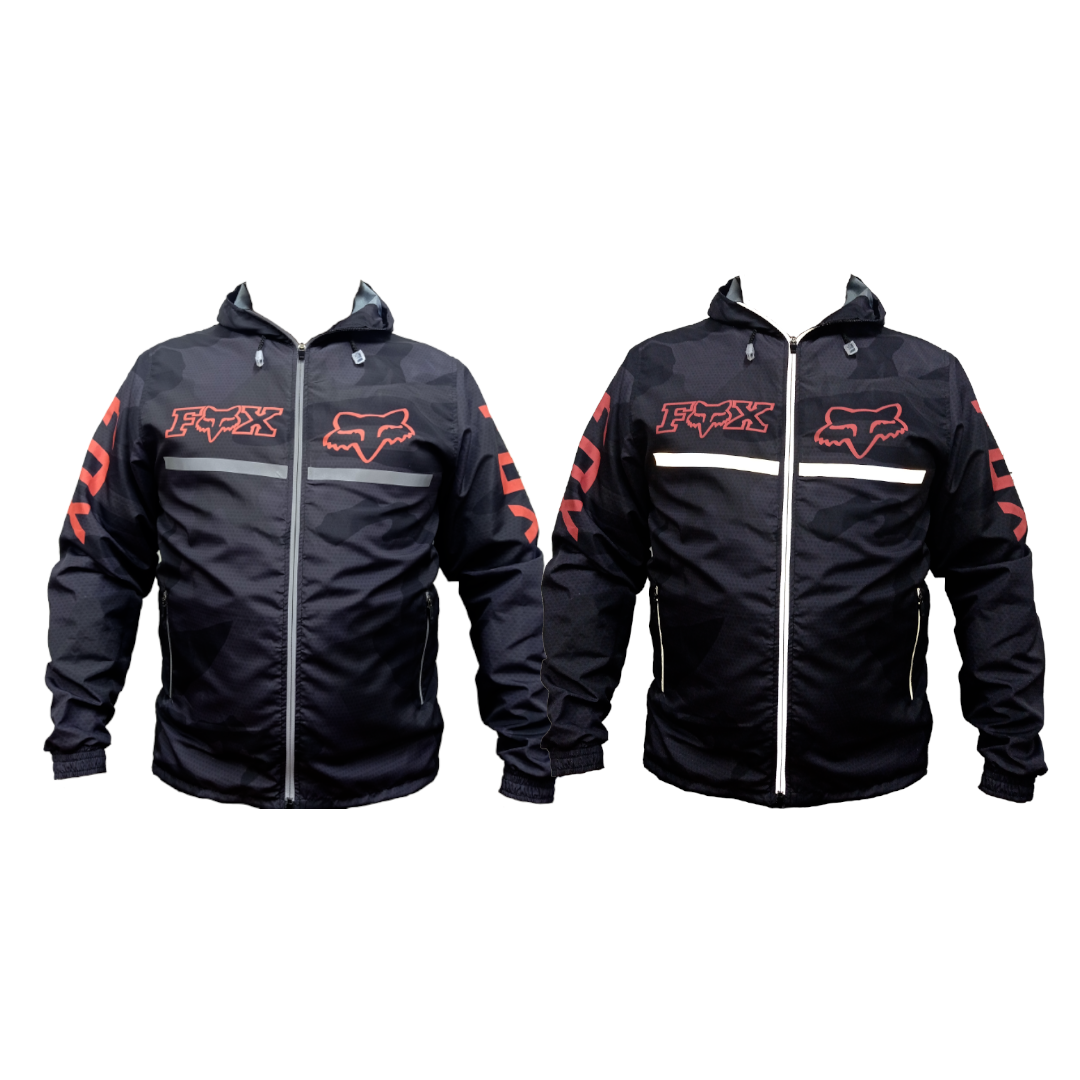 Chaqueta Rompevientos Con Detalles Reflectivos Alpha-001