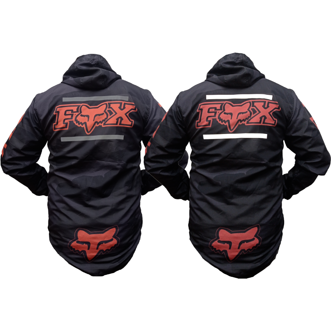 Chaqueta Rompevientos Con Detalles Reflectivos Alpha-001