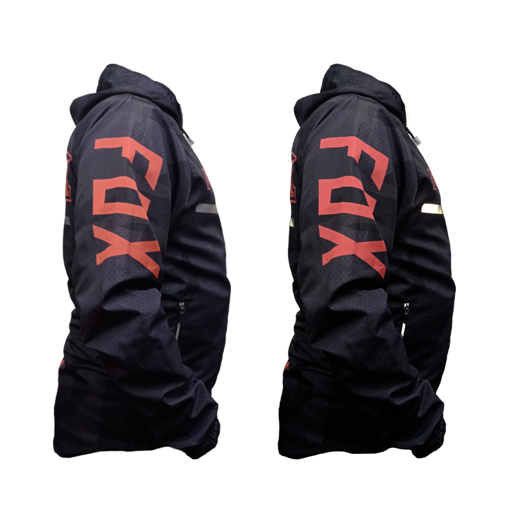 Chaqueta Rompevientos Con Detalles Reflectivos Alpha-001