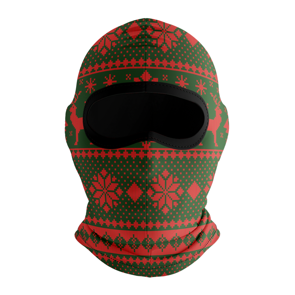 Balaclava licrada 1268 Navidad Verde Y Rojo