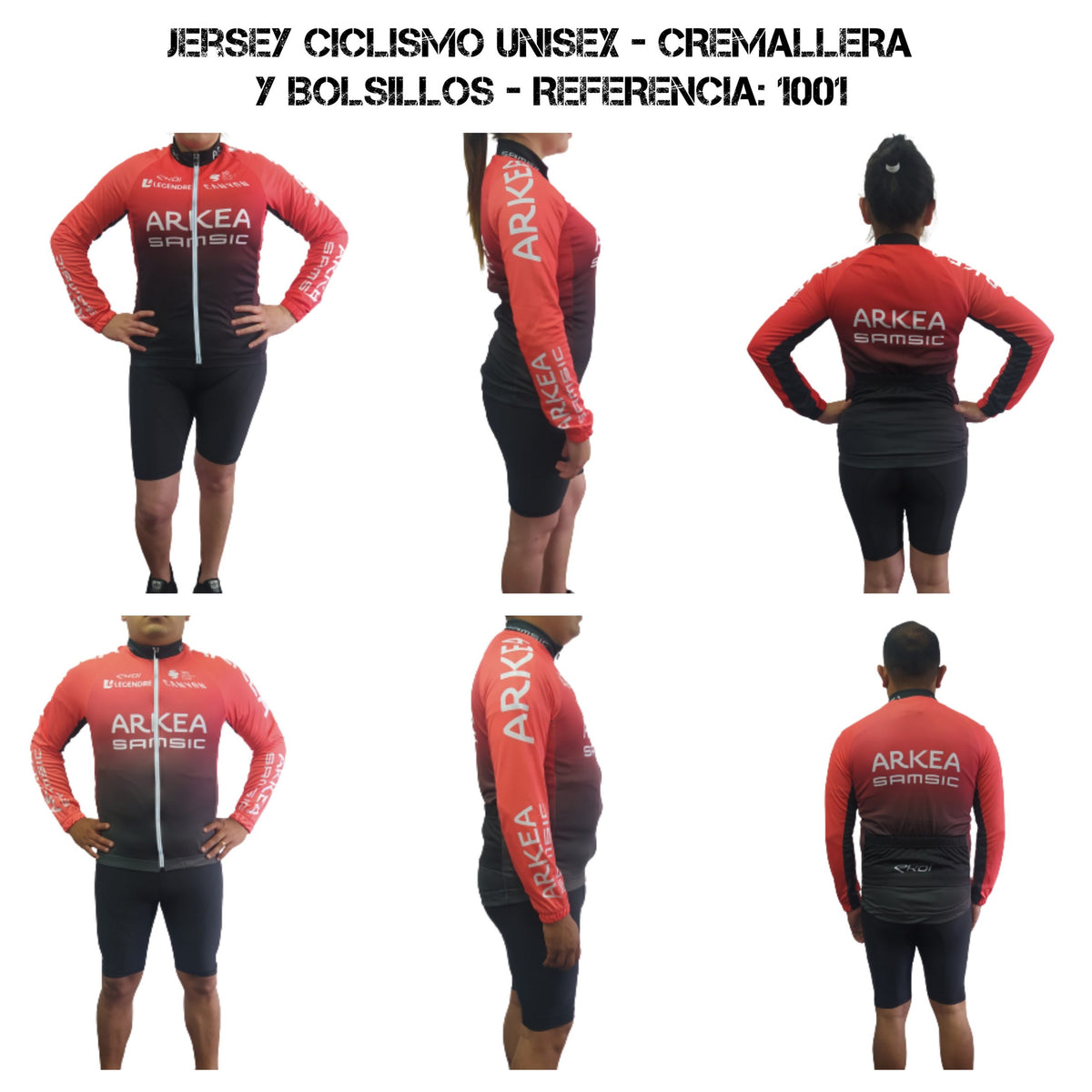 Jersey Rutero Manga Larga - Modelo 1001