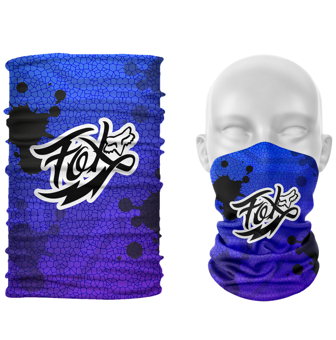 Cuello 1139 Fox Fondo Texturizado Azul Morado