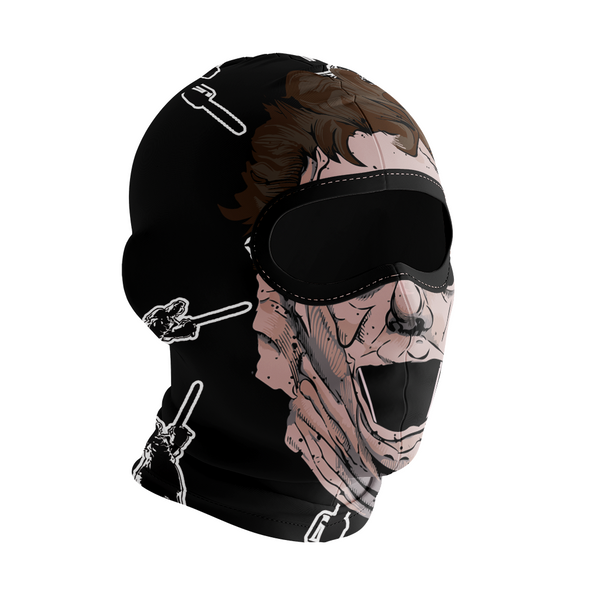 Balaclava licrada 1207 Letherface Mascara + Pattern