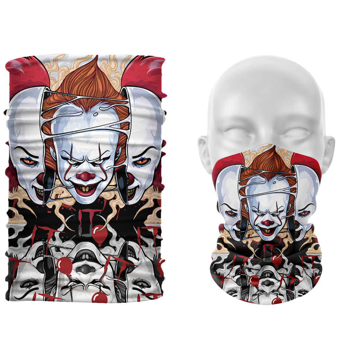 Cuello 1192 Pennywise Cara Dividida
