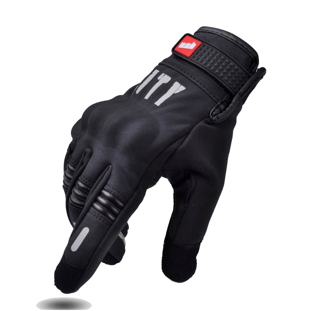Guantes MadBike City semi impermeables con protección nudillos
