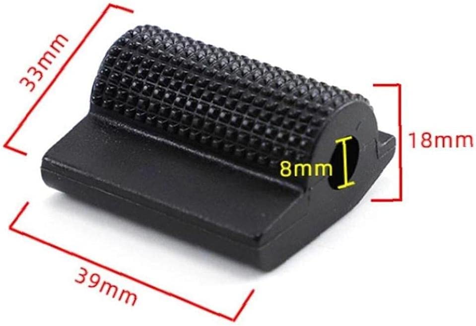 Protector de calzado para palanca de cambios de motocicleta - Funda Base Plana