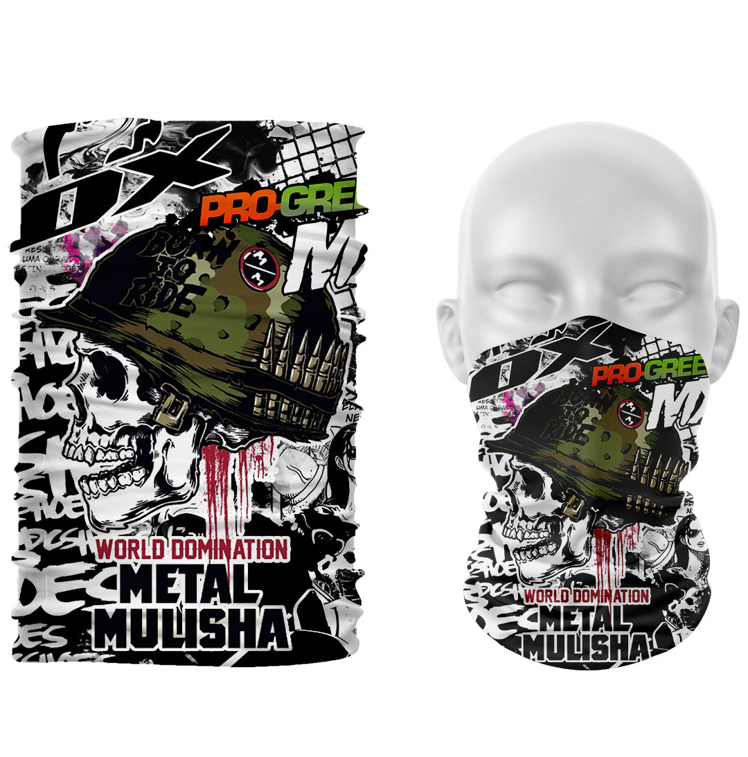 Cuello 1053 Metal Mulisha Craneo Militar