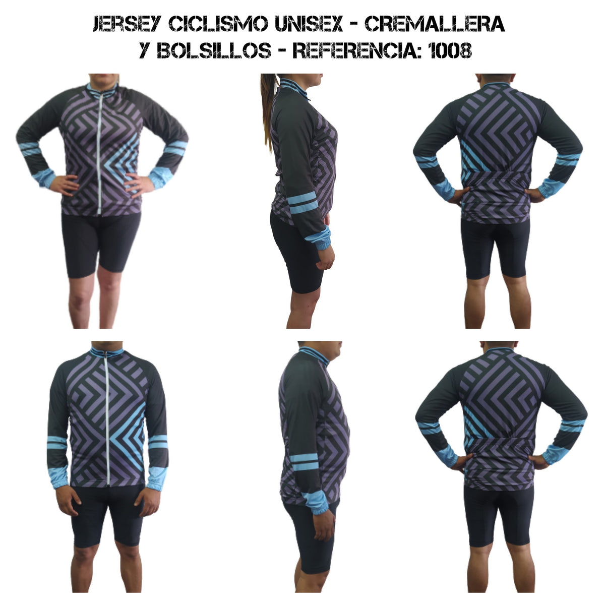 Jersey Rutero Manga Larga - Modelo 1008