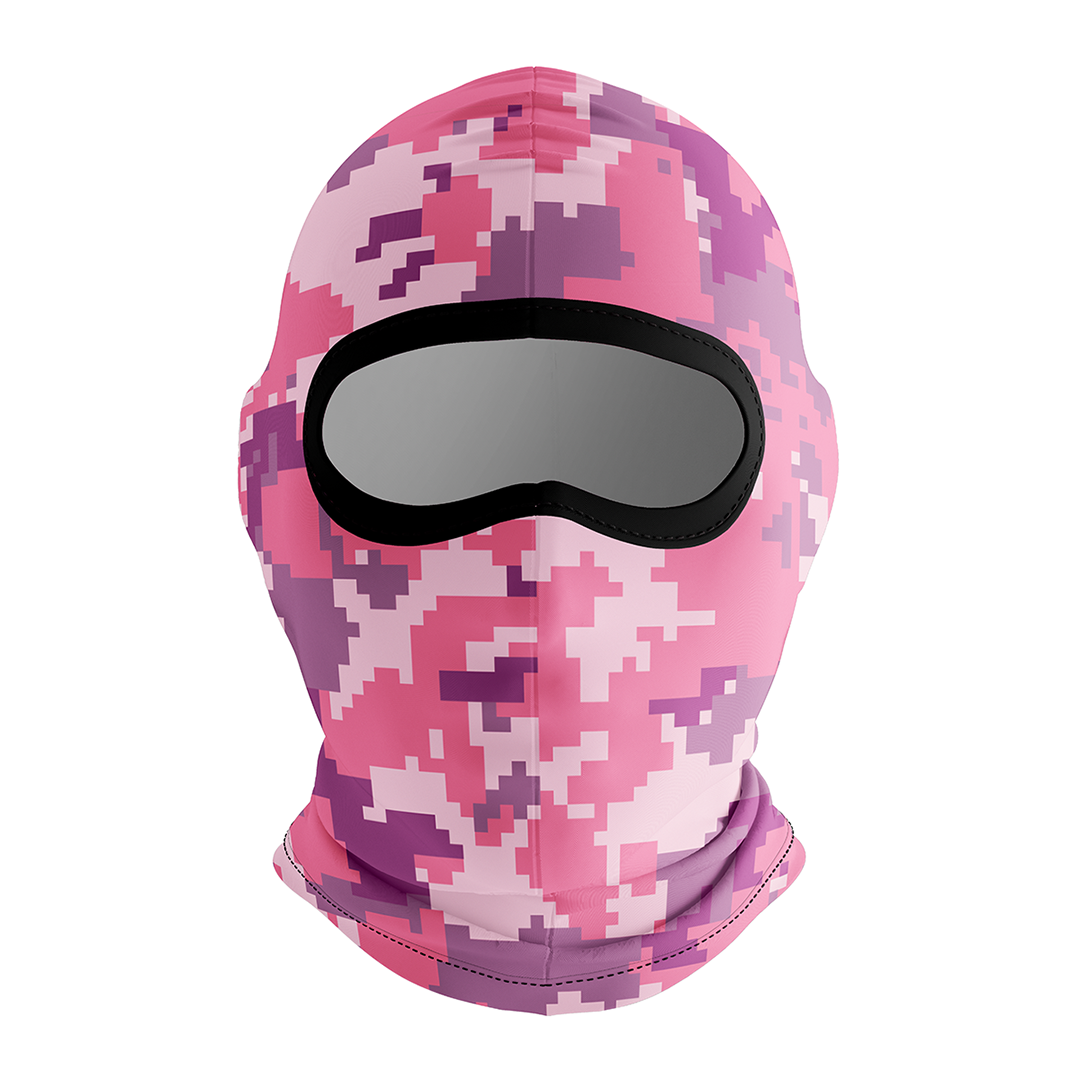 Balaclava licrada 1037 Camuflado Pixel Rosado Imagen principal del producto