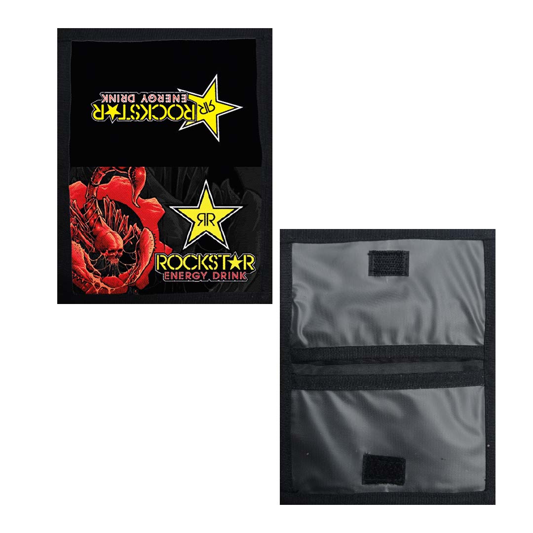 Portadocumentos Textil 2 Servicios - 1371 - Rockstar Escorpion Rojo