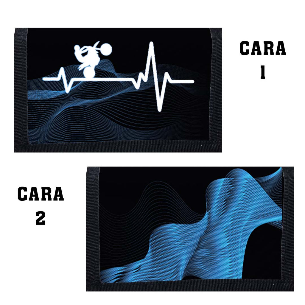 Portadocumentos Textil 2 Servicios - 1373 - Enduro Pulso Azul