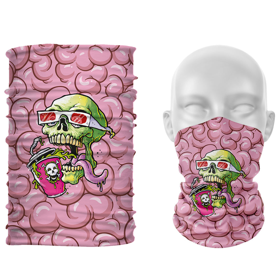 Cuello 1044 Zombie Gafas 3d Fondo Cerebros