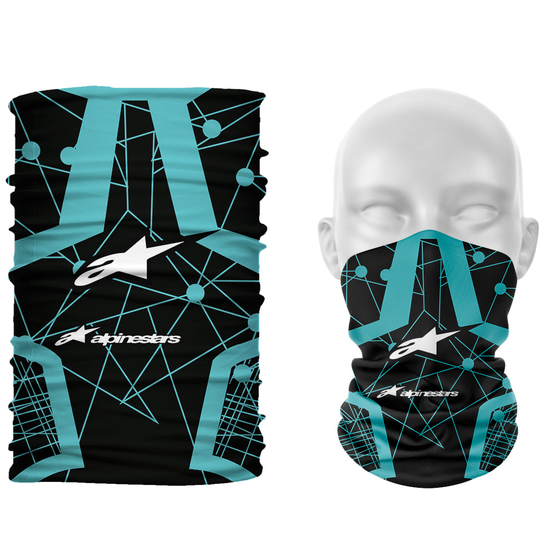Cuello 1149 Alpinestar Geometrico Azul