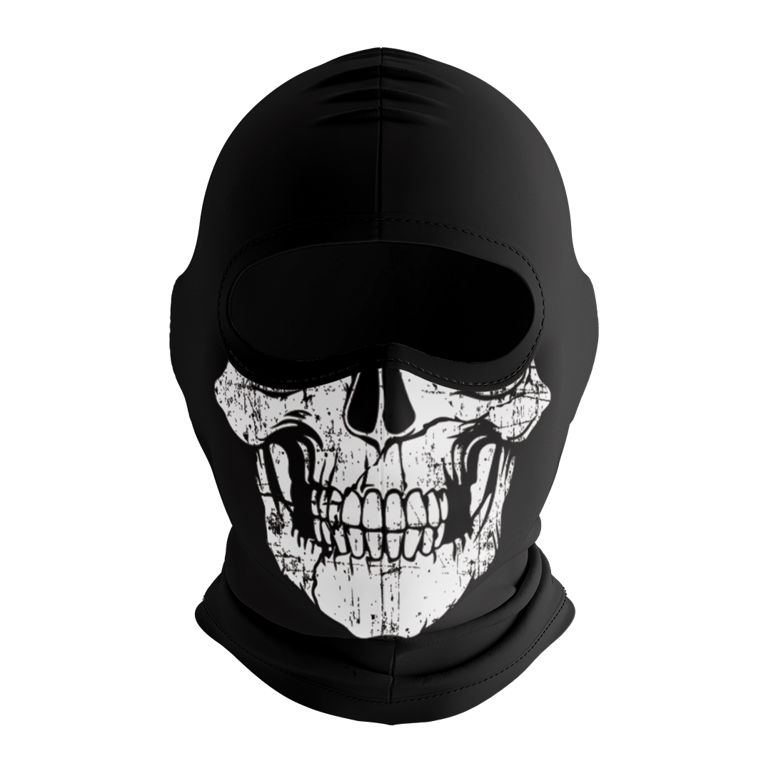 Balaclava licrada 1253 Calavera Envejecida