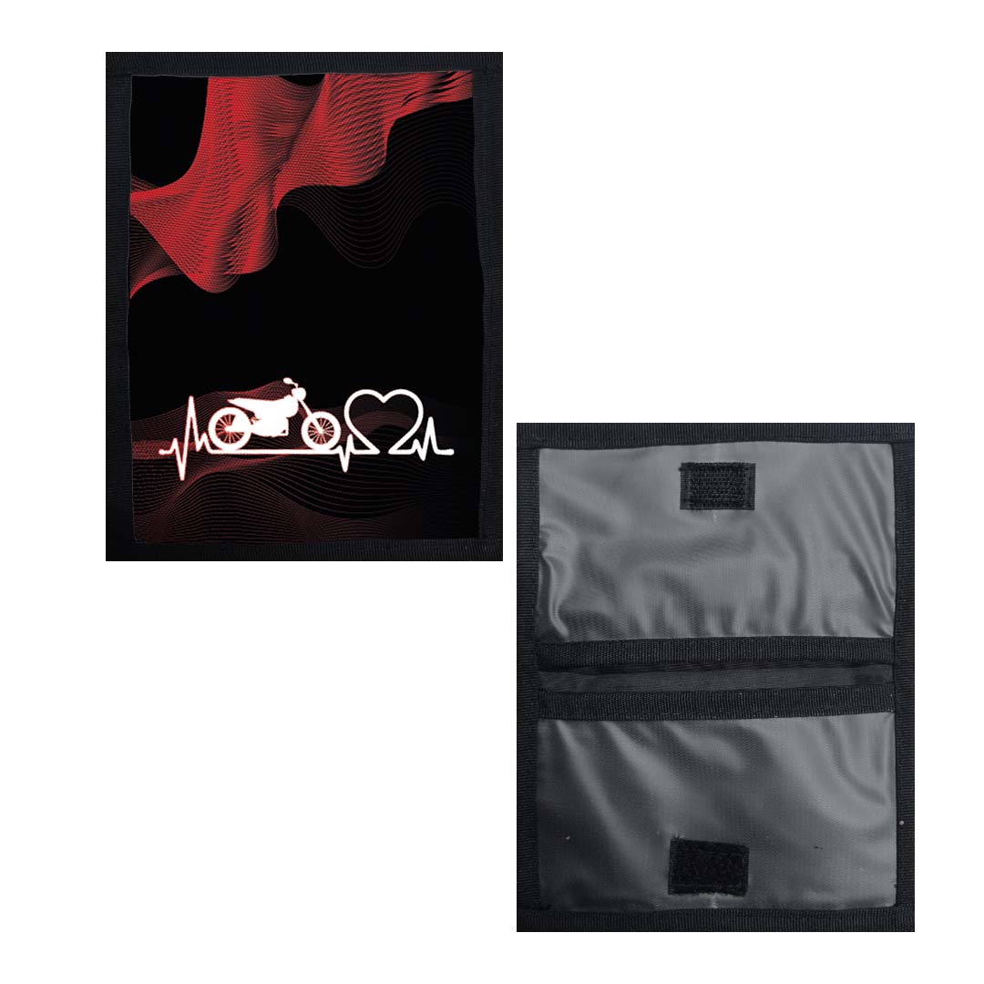 Portadocumentos Textil 2 Servicios - 1359 - Nkd Pulso Rojo