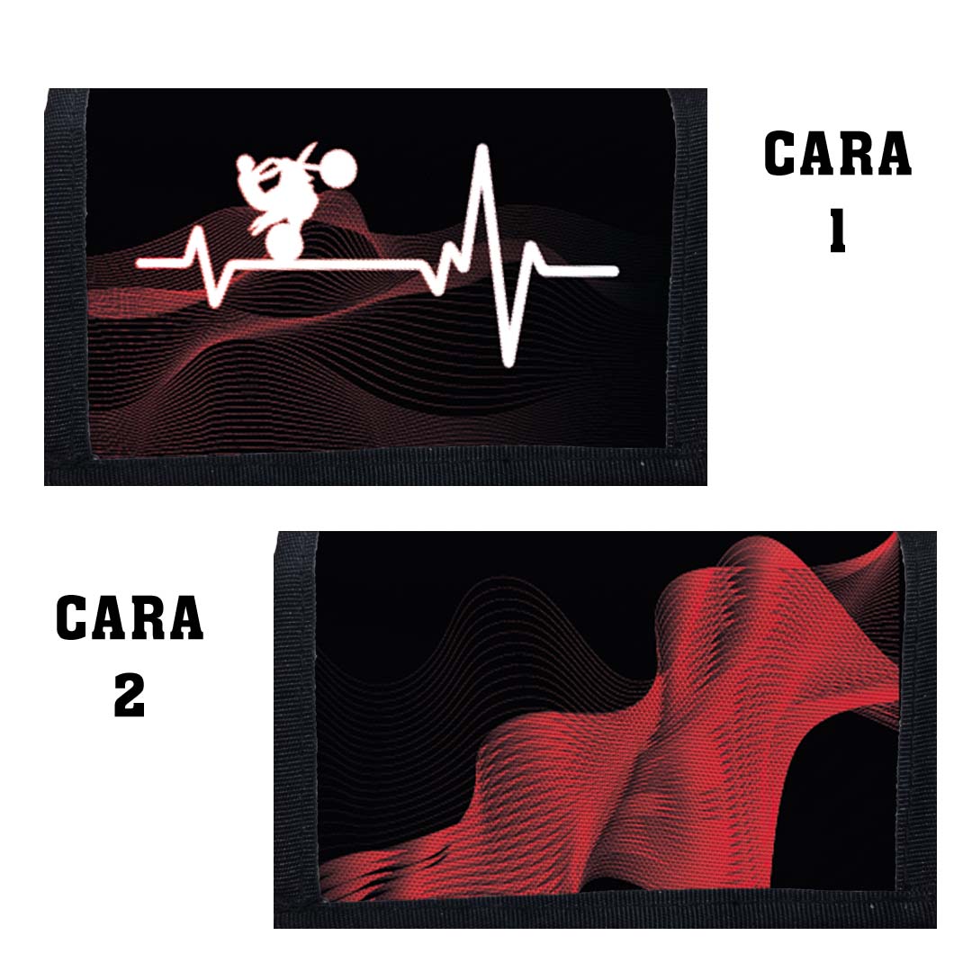 Portadocumentos Textil 2 Servicios - 1376 - Enduro Pulso Rojo