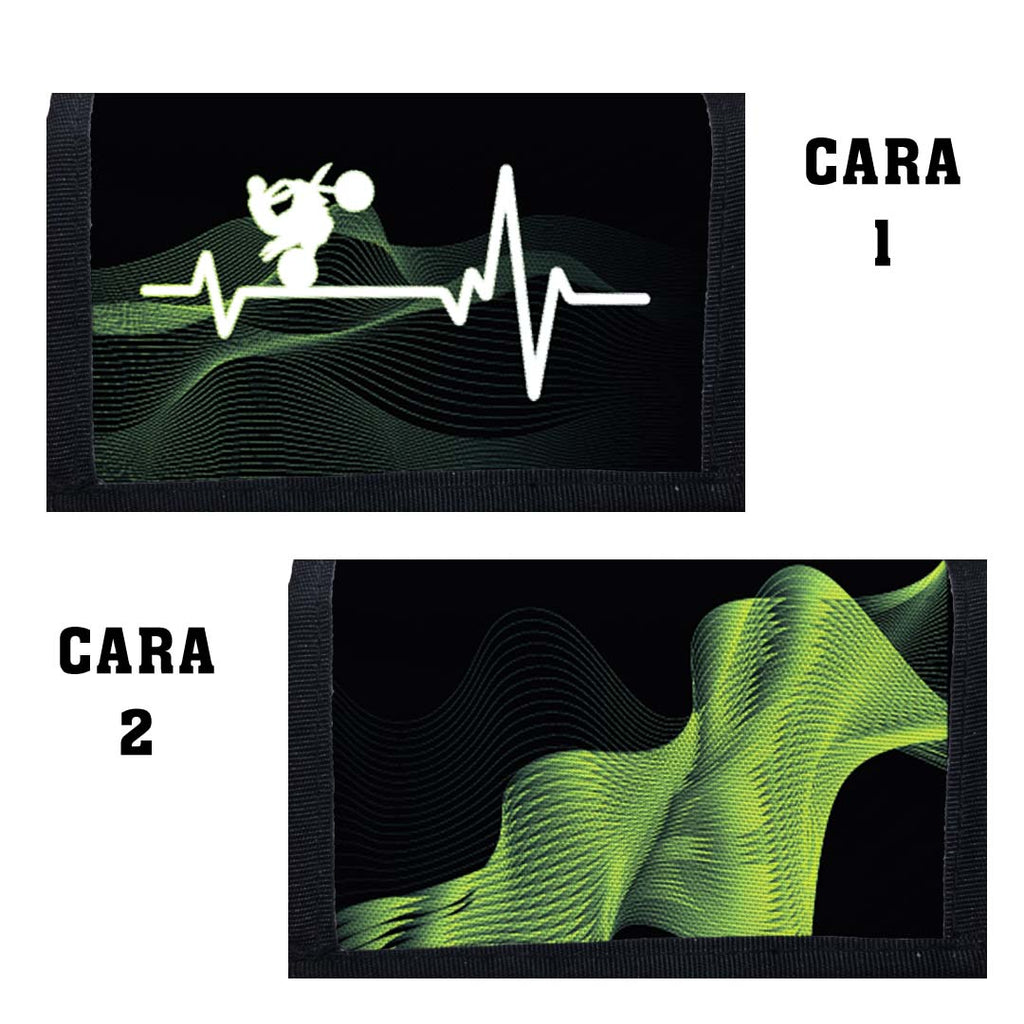 Portadocumentos Textil 2 Servicios - 1377 - Enduro Pulso Verde